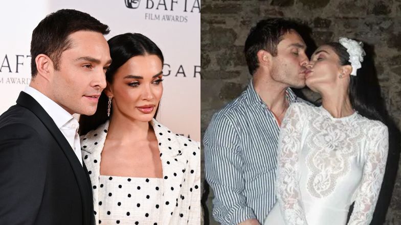 Ed Westwick and Amy Jackson announce baby news on Instagram