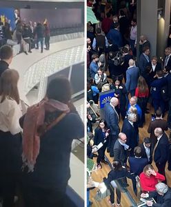 Krzyki w PE. Ewakuacja europosłów z sali