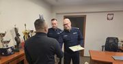 Starachowice: 44-latek wbiegł do płonącego domu i wspólnie z policjantami uratował 37-latka