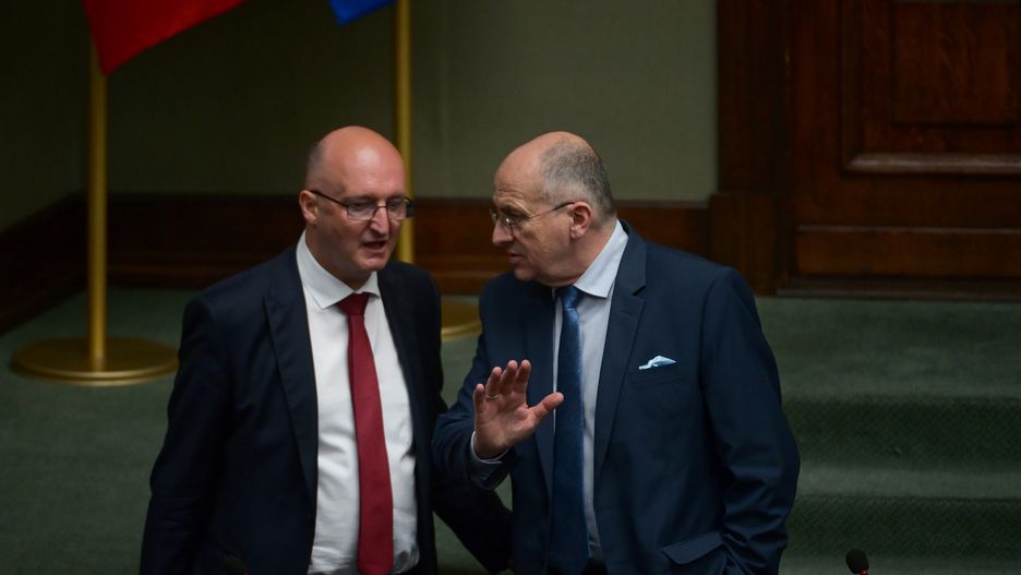 Były wiceszef MSZ Piotr Wawrzyk i minister Zbigniew Rau