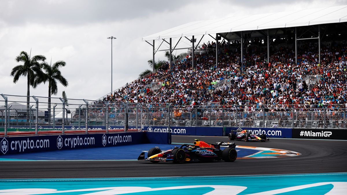 Max Verstappen podczas GP Miami