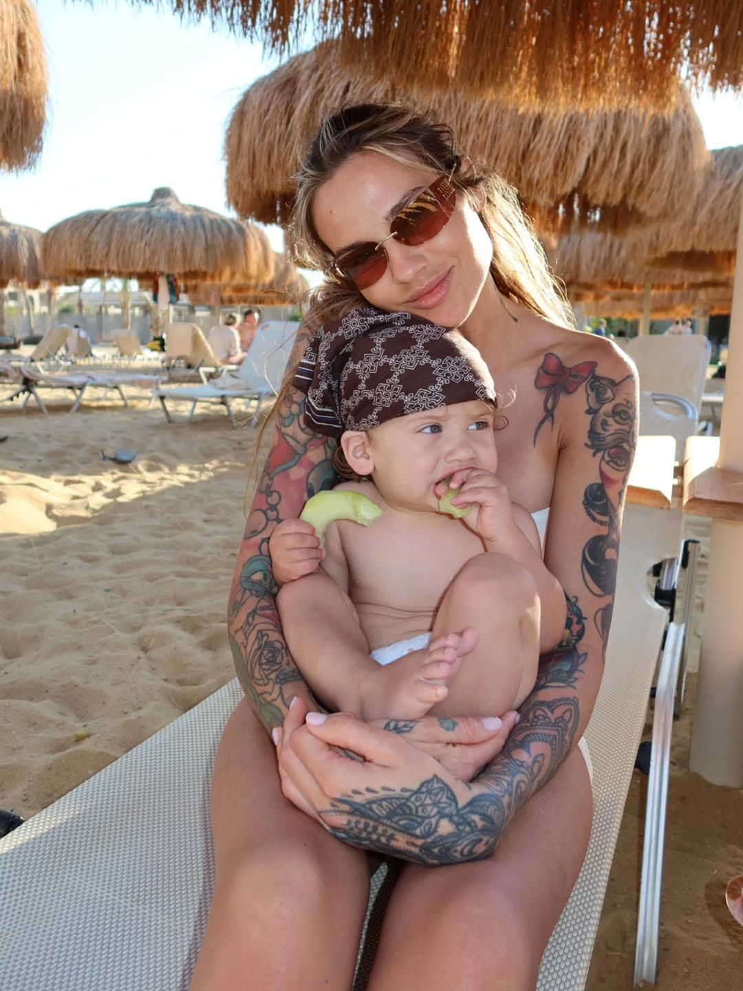 Karolina Gilon z synkiem Franciszkiem