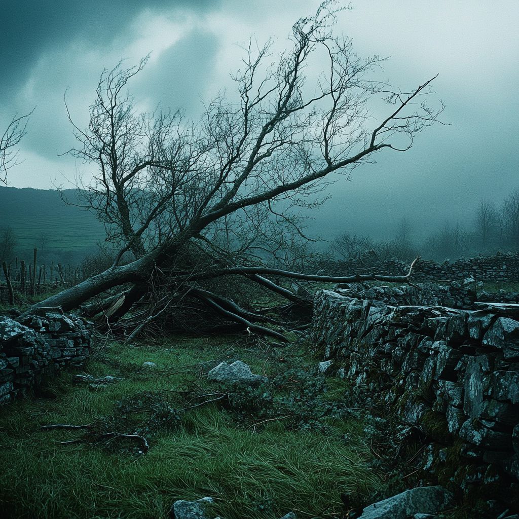 Rekordowe wiatry w Irlandii – burza Éowyn sieje spustoszenie