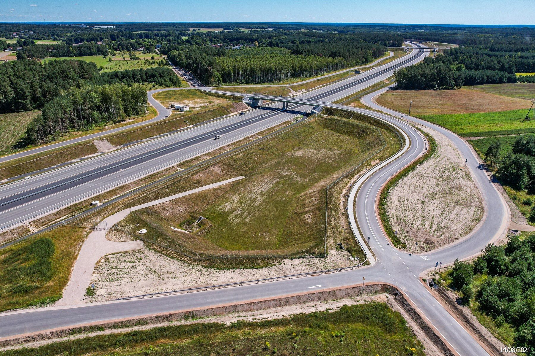 Odcinek A2 Kałuszyn - Groszki (14 sierpnia 2024 r.)