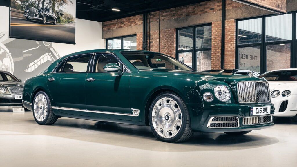 Bentley's Royal Mulsanne, made for Queen Elizabeth II, preserved in the heritage collection