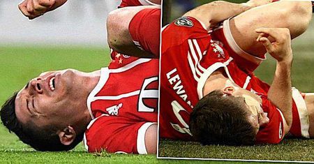 MOCNE! Robert Lewandowski pokazał zmasakrowaną twarz! Tak urządzili go "koledzy" z boiska