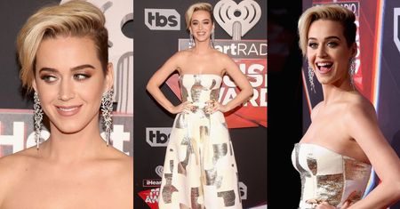 KOSZMARNE STYLIZACJE na gali iHeartRadio: Katy Perry, Demi Lovato, siostra Miley Cyrus... (ZDJĘCIA)