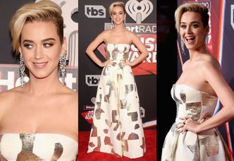 KOSZMARNE STYLIZACJE na gali iHeartRadio: Katy Perry, Demi Lovato, siostra Miley Cyrus... (ZDJĘCIA)