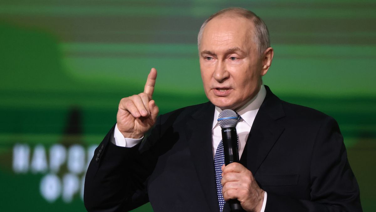 Russian President Vladimir Putin Attends 'Everything for Victory!' Forum
MOSCOW, RUSSIA - JULY 13: Russian President Vladimir Putin talks to his supporters during the "Everything for Victory!" Forum, on July 13, 2026 in Moscow, Russia. Russian President Vladimir Putin is participating in the "Everything for Victory!" Forum, hosted by the All-Russia People's Front coalition. (Photo by Contributor/Getty Images)
Contributor