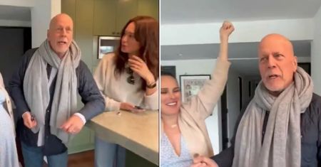 Bruce Willis pierwszy raz od diagnozy. Jest nagranie z urodzin