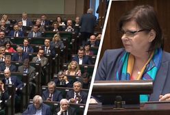 Leszczyna przemawiała. Nagle krzyki ze strony PiS