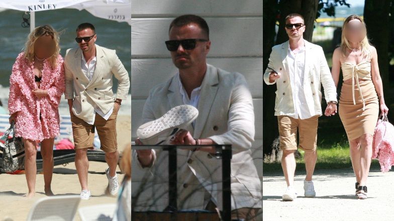 Marcin Hakiel relaksuje się w Sopocie wraz z ukochaną