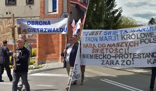 Awantura obok miejsca znanego z objawień maryjnych. "Zamach na Gietrzwałd nie może się powtórzyć"