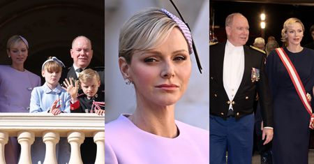 Księżna Charlene śle delikatne uśmiechy podczas obchodów narodowego święta Monako. Pokazała się u boku męża i dzieci