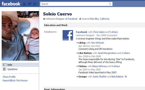 Soleio Cuervo na Facebooku