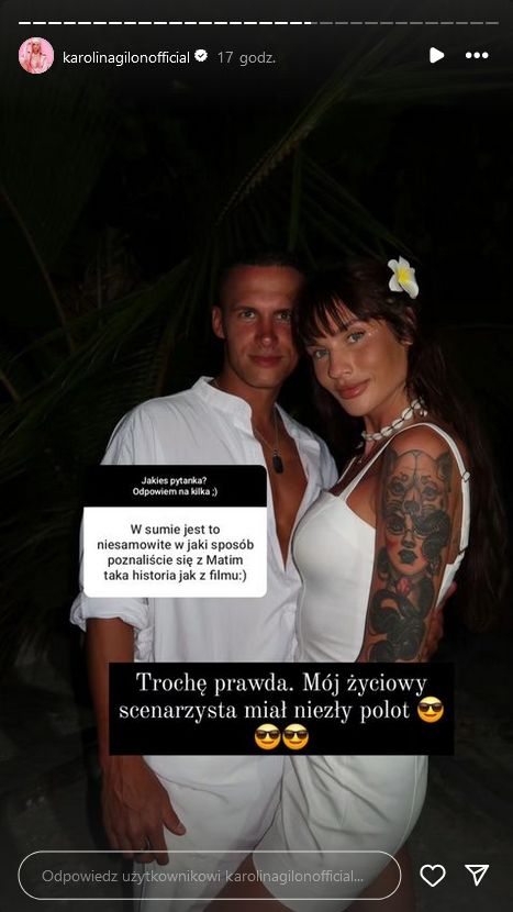 Karolina Gilon mówi o związku z Mateuszem z "Love Island"
