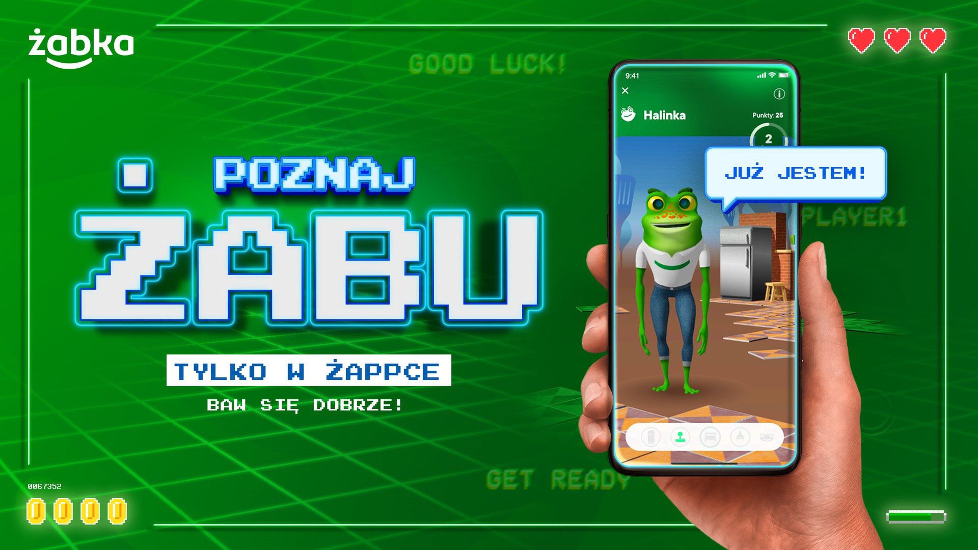 Żabu przypomina Tamagotchi