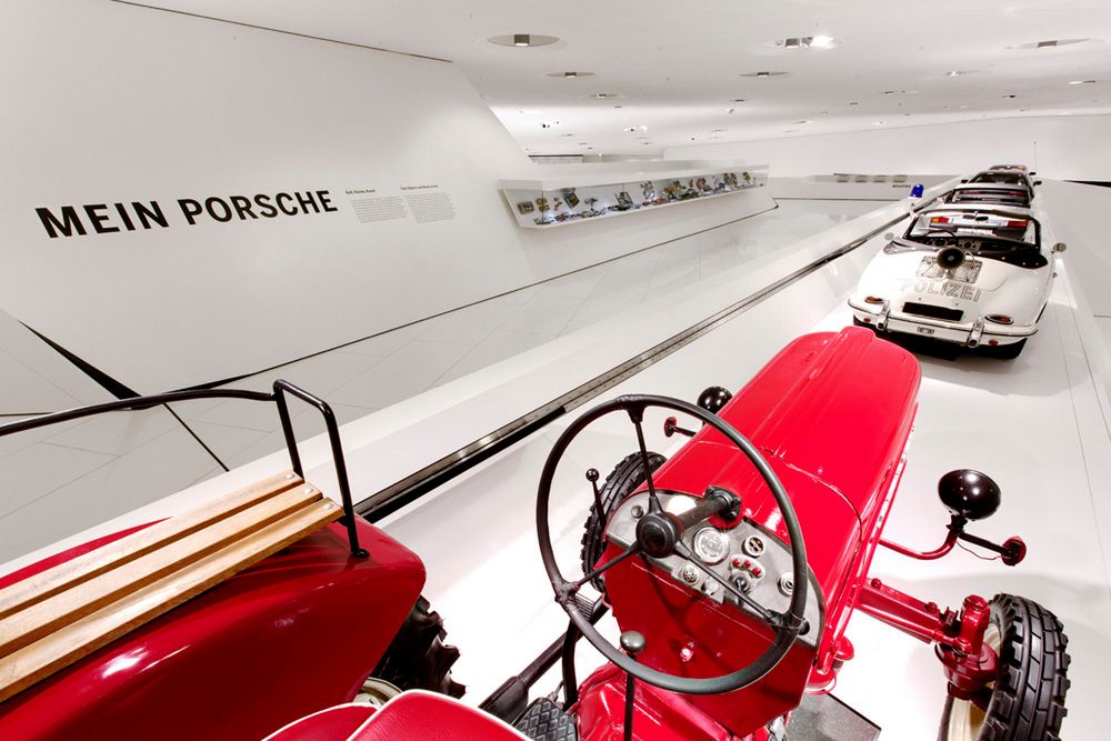 Porsche Museum - ciągnik Porsche