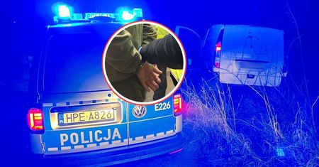 Usłyszał "stój, policja!" Wtedy wyskoczył z auta. Policjant nagrał wideo