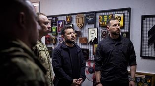 Niespodziewana wizyta Zełenskiego. Pokazał nagranie z frontu