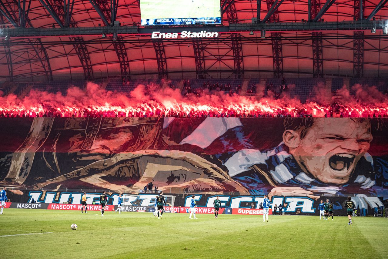 Mróz nie odstraszył – trybuny Bułgarskiej płonęły mimo -10°C