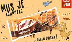 Hasło „Mus je schrupać... zanim znikną!" promuje wafle Familijne