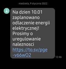 Przykładowe fałszywe SMS-y z ostatnich dni