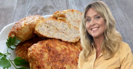 Ewa Wachowicz pokazała, jak robi "oszczędne mielone". Miesza mięso z tanim składnikiem i podaje z sosikiem