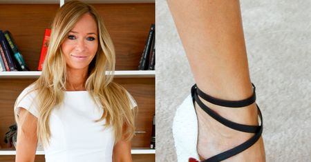 Biała Przetakiewicz w Louboutinach