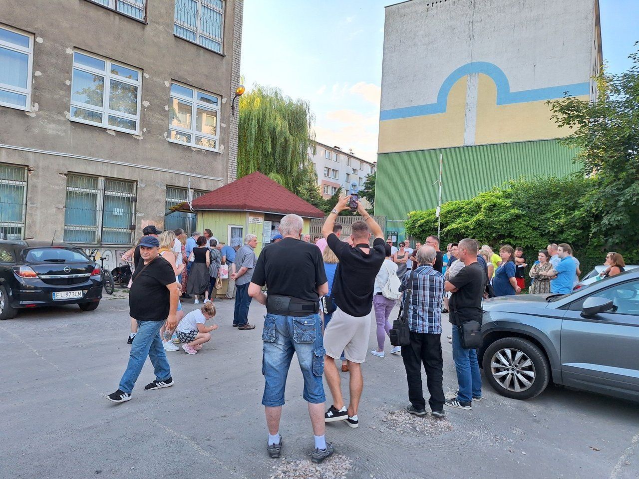 Użytkownicy parkingu podczas lipcowego protestu zbierali podpisy pod petycją do prezydent Hanny Zdanowskiej