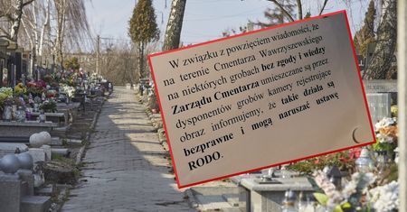 Z kamerą wśród grobów. Nowa metoda na ściganie "cmentarnych hien"
