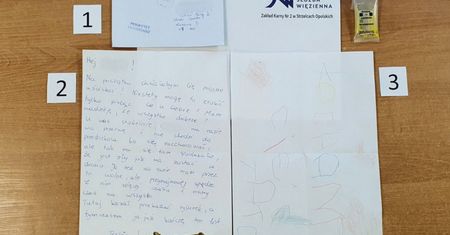 Nietypowy list od synka. Sprawą zajmie się policja