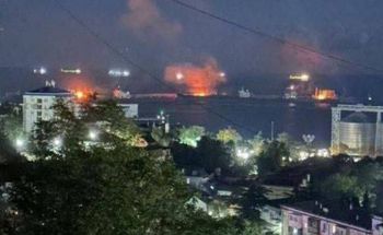 Ukraiński atak dronowy. Doszło do pożaru tankowca