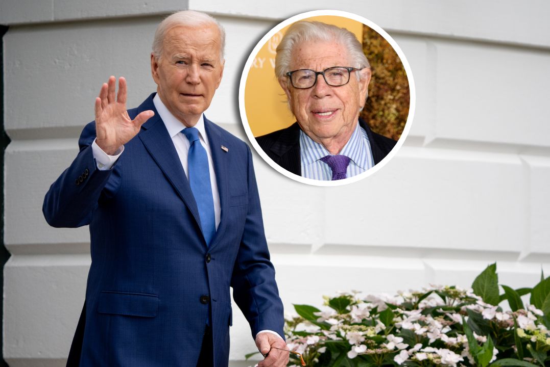 Joe Biden on Sunday withdrew from the re-election race. In the photo, Biden and Carl Bernstein.