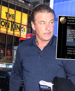 Alec Baldwin przypadkowo zastrzelił kobietę. Wypominają mu "prorocze" słowa