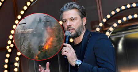 Olivier Janiak świadkiem pożaru. Poruszająca relacja dziennikarza na Instastories