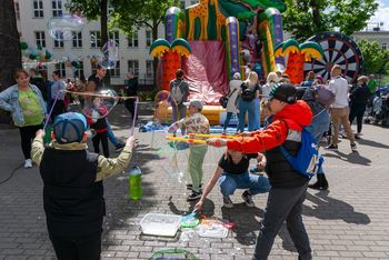 Za nami Podwórkowy Dzień Dziecka w Bydgoszczy. Atrakcji nie brakowało