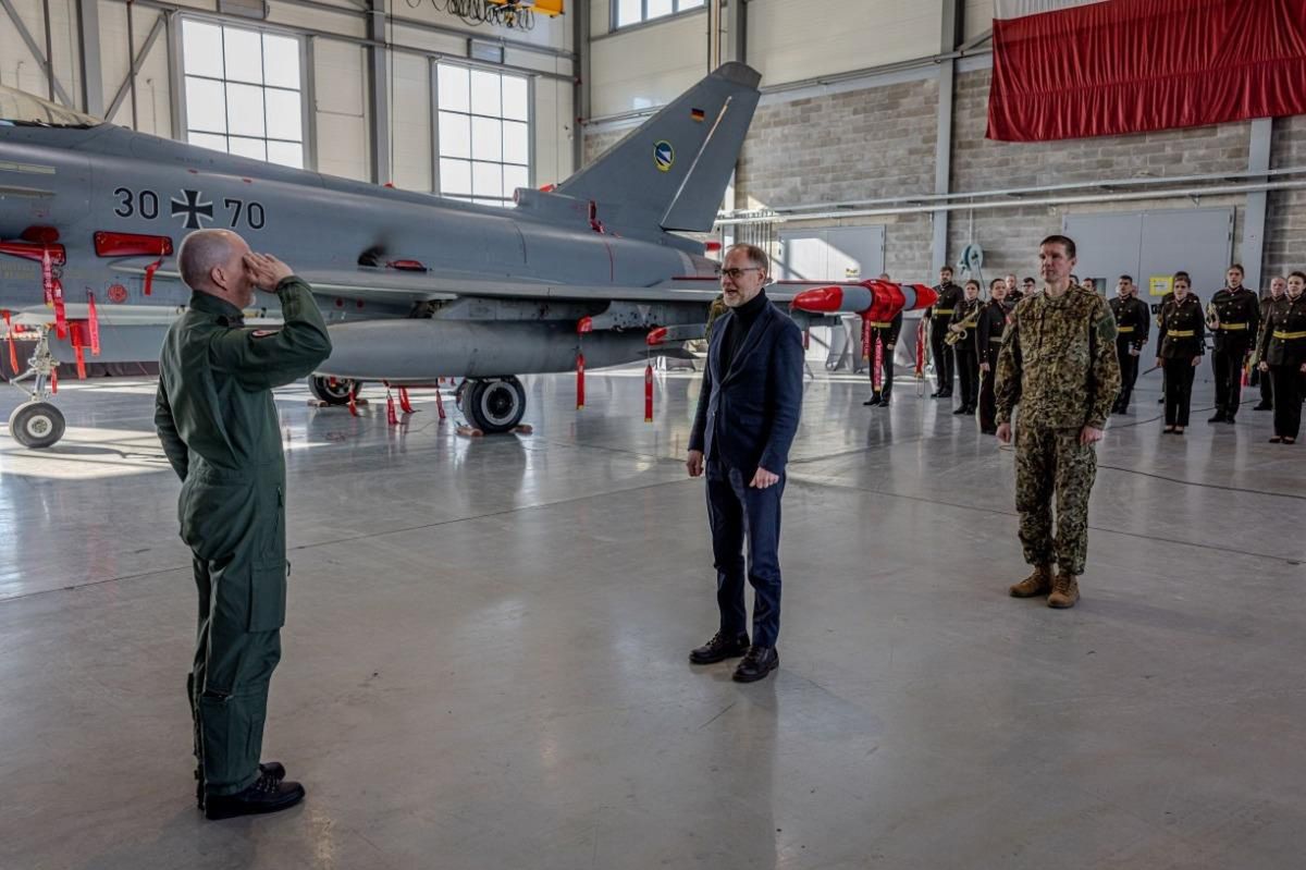 Ceremony of opening the Lielvārde base in Latvia