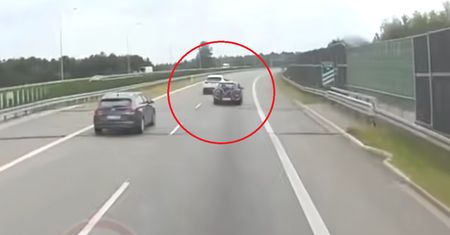 "Szeryf" w akcji na drodze S7. Mogło skończyć się tragicznie