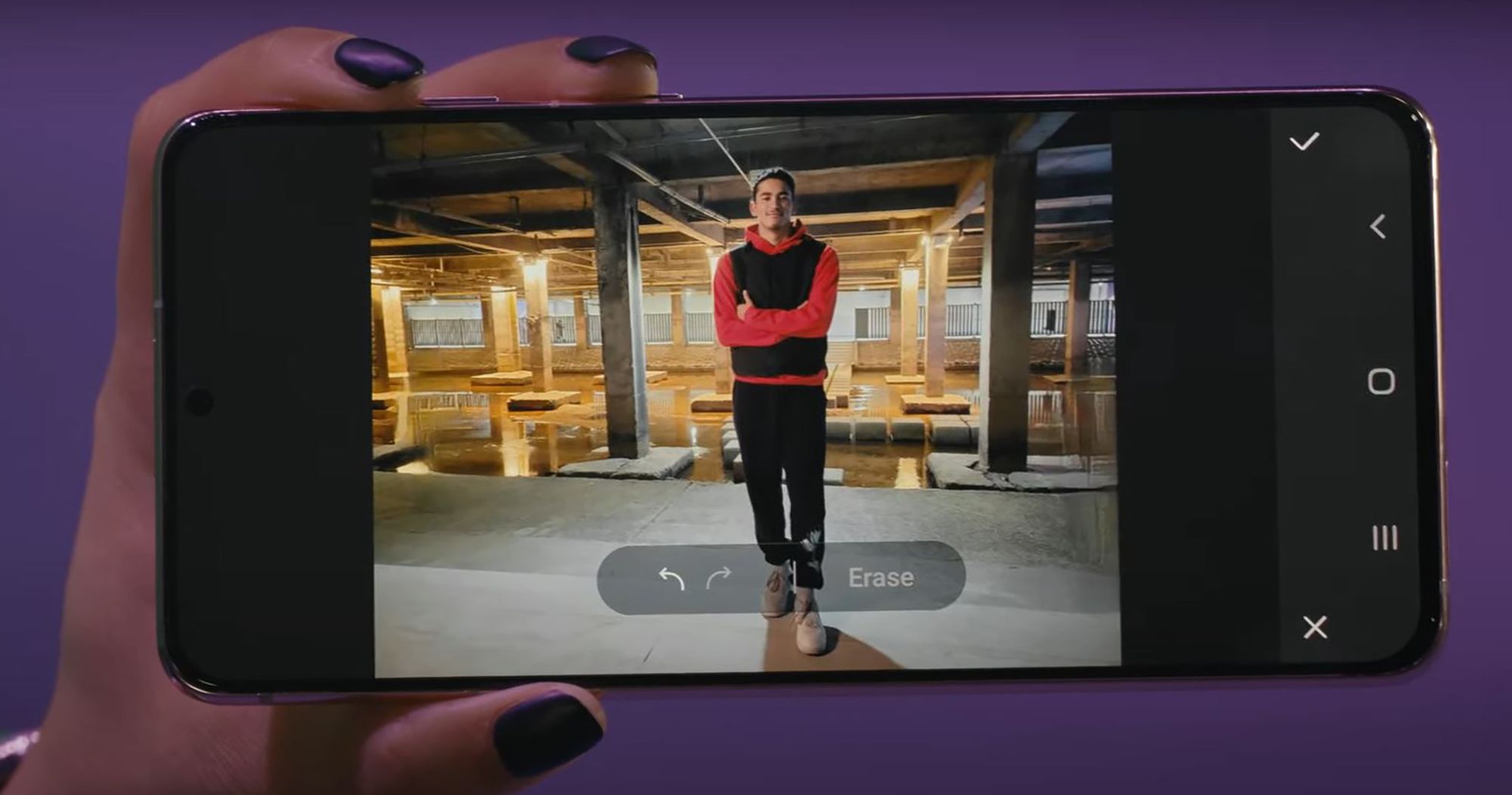 Sztuczna inteligencja w Samsungu Galaxy S21 usunie ze zdjęć niepożądane obiekty 1