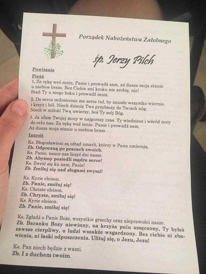 Pogrzeb Jerzego Pilcha