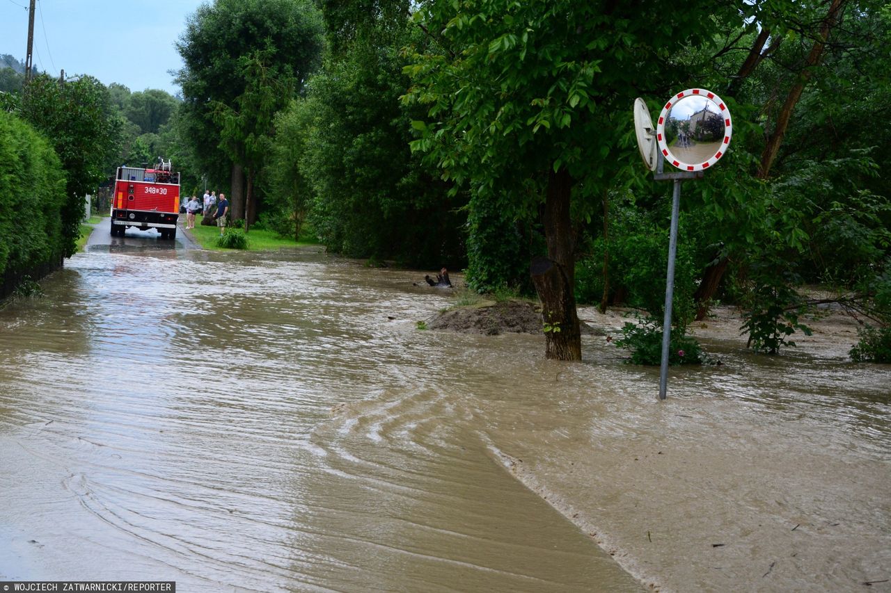 Podkarpacie: Ponad 500 interwencji straży pożarnej po intensywnych ulewach