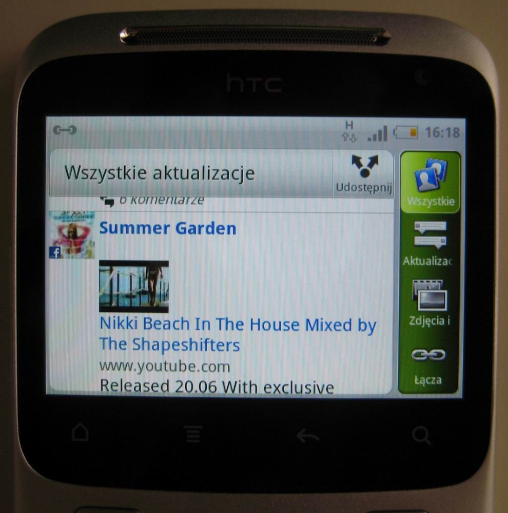 HTC ChaCha - pierwsze wrażenia 4