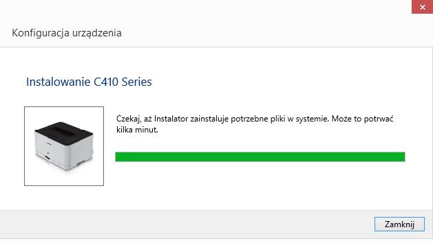 Samsung Xpress SL-C410W instalowanie sterowników
