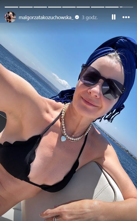 Małgorzata Kożuchowska na wakacjach w bikini