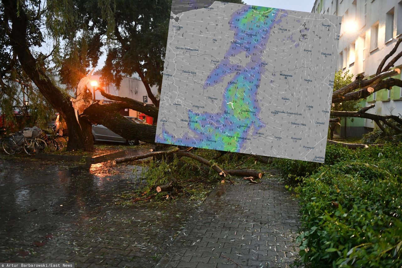 Do Polski nadciągają burze z gradem. Będzie niebezpiecznie