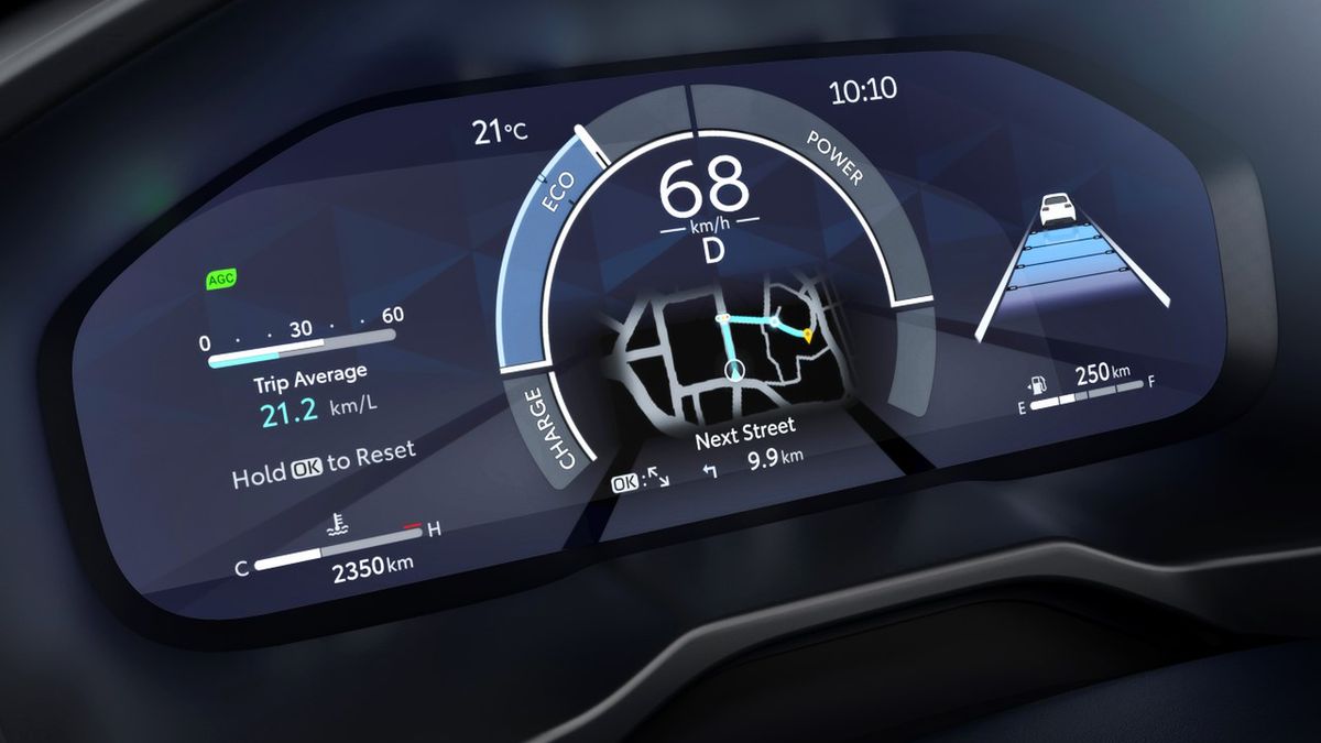 Cyfrowe zegary to duża nowość w RAV4