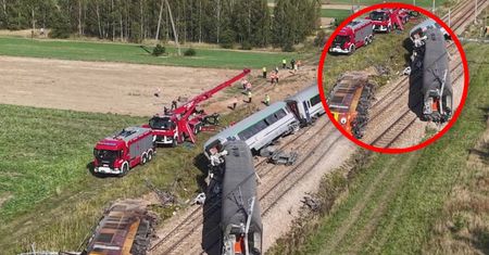Ciężarówka uderzyła w pociąg. "Oślepiło go słońce". Nagranie