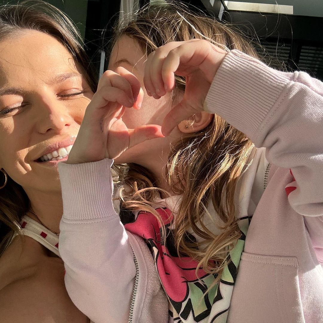 Anna Lewandowska z córką