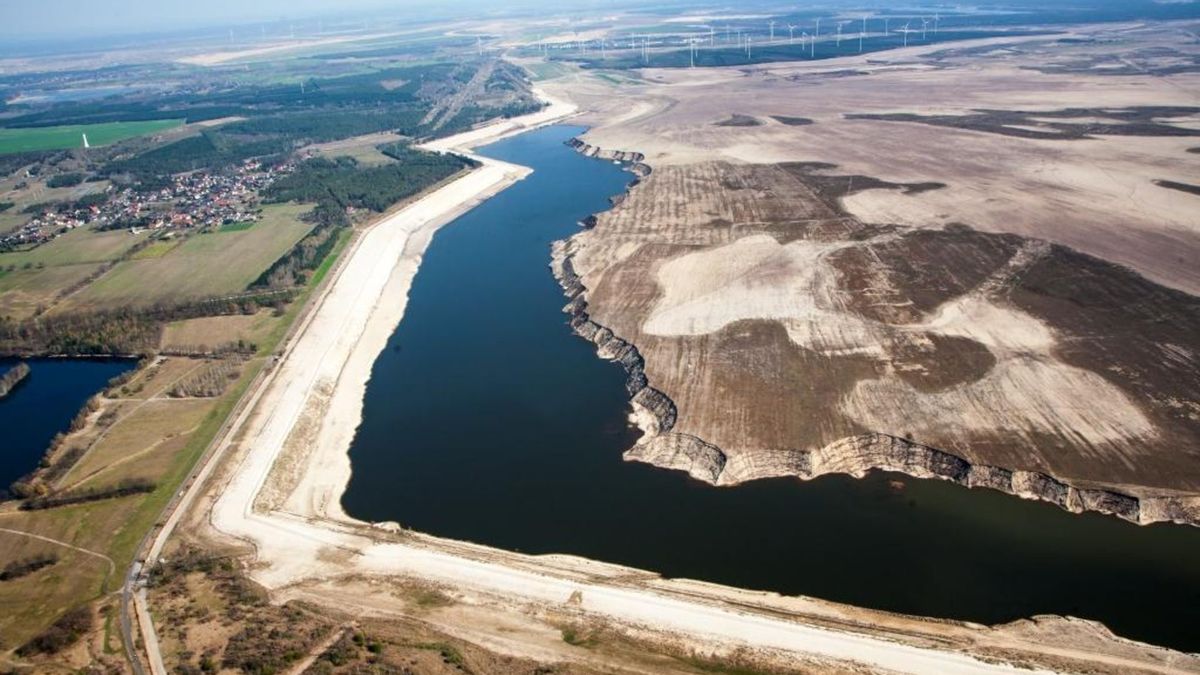 Cottbuser Ostsee. Jezioro na terenie dawnej kopalni obok Chociebuża